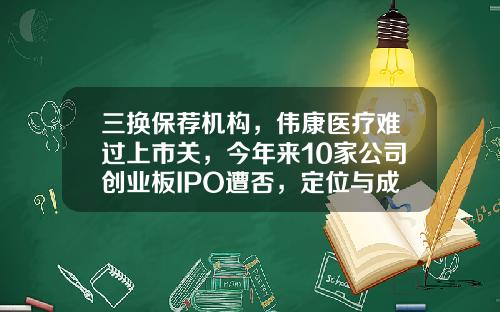 三换保荐机构，伟康医疗难过上市关，今年来10家公司创业板IPO遭否，定位与成长性均是关键点-2014年创业板上市公司名单