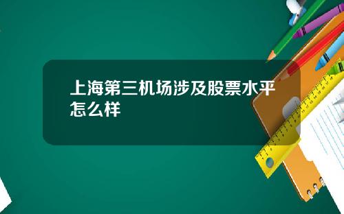 上海第三机场涉及股票水平怎么样