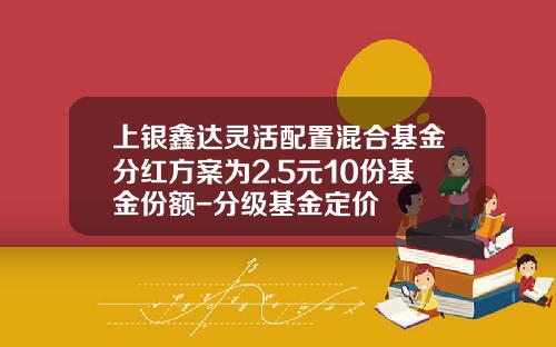 上银鑫达灵活配置混合基金分红方案为2.5元10份基金份额-分级基金定价