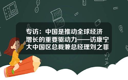 专访：中国是推动全球经济增长的重要驱动力——访康宁大中国区总裁兼总经理刘之菲-安徽今上显示玻璃有限公司招聘