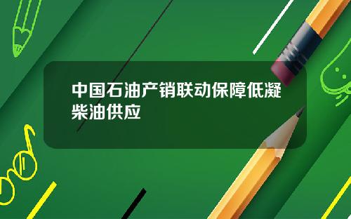中国石油产销联动保障低凝柴油供应