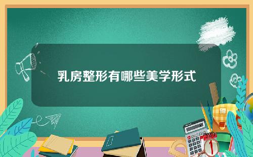 乳房整形有哪些美学形式