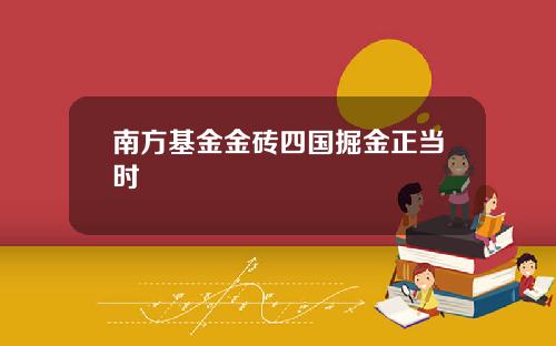 南方基金金砖四国掘金正当时