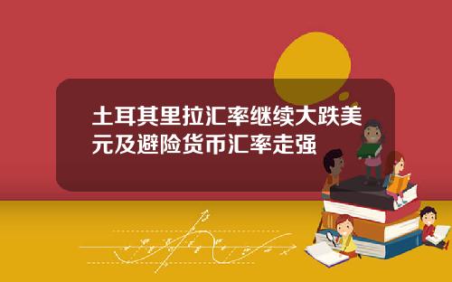 土耳其里拉汇率继续大跌美元及避险货币汇率走强