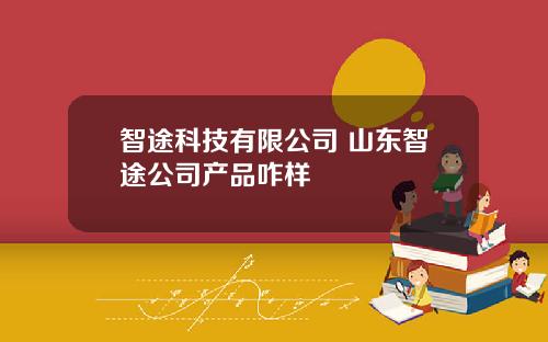 智途科技有限公司 山东智途公司产品咋样
