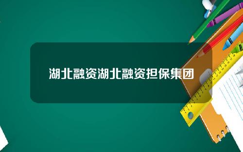 湖北融资湖北融资担保集团