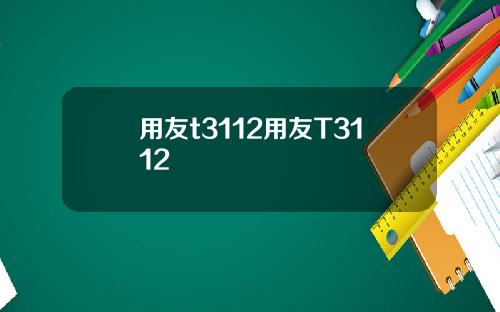 用友t3112用友T3112