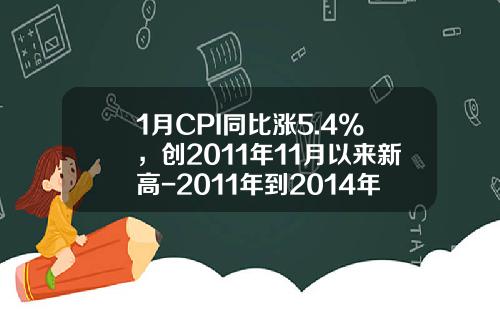 1月CPI同比涨5.4%，创2011年11月以来新高-2011年到2014年cpi张多少怎么算