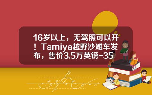 16岁以上，无驾照可以开！Tamiya越野沙滩车发布，售价3.5万英镑-35英镑是多少人民币【新闻】
