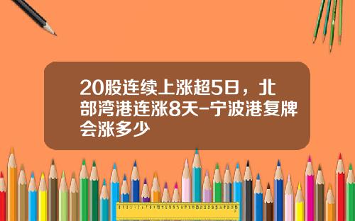 20股连续上涨超5日，北部湾港连涨8天-宁波港复牌会涨多少
