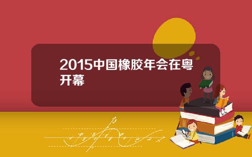 2015中国橡胶年会在粤开幕