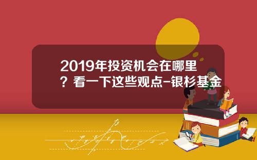 2019年投资机会在哪里？看一下这些观点-银杉基金