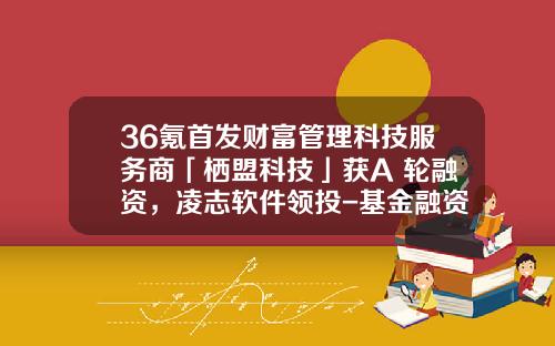 36氪首发财富管理科技服务商「栖盟科技」获A+轮融资，凌志软件领投-基金融资平台
