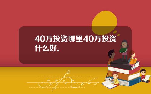 40万投资哪里40万投资什么好.