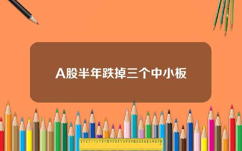 A股半年跌掉三个中小板