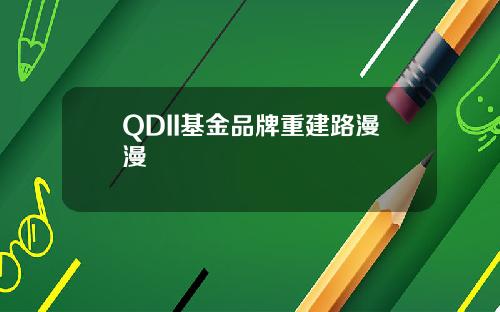 QDII基金品牌重建路漫漫