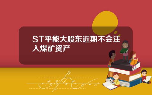 ST平能大股东近期不会注入煤矿资产