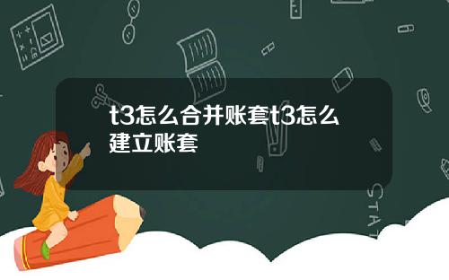 t3怎么合并账套t3怎么建立账套