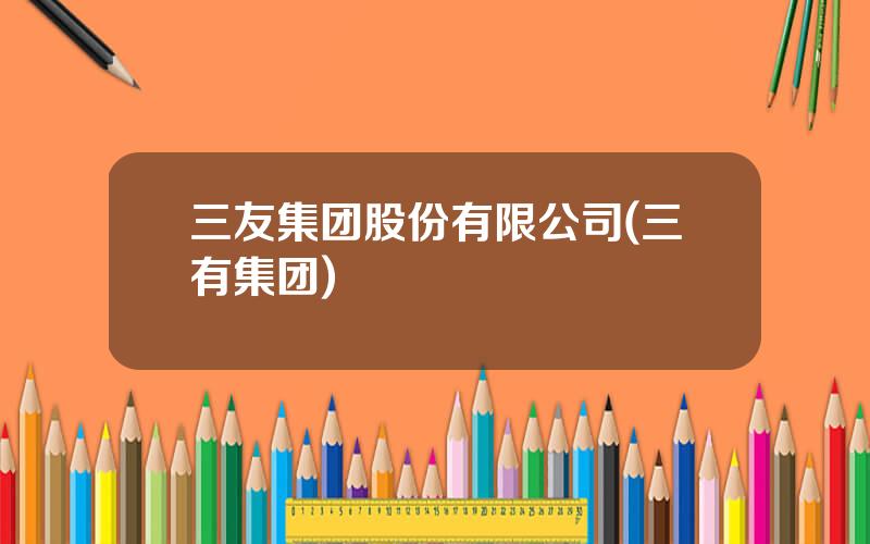 三友集团股份有限公司(三有集团)