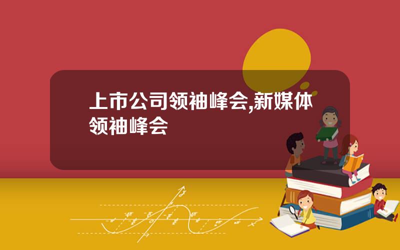 上市公司领袖峰会,新媒体领袖峰会