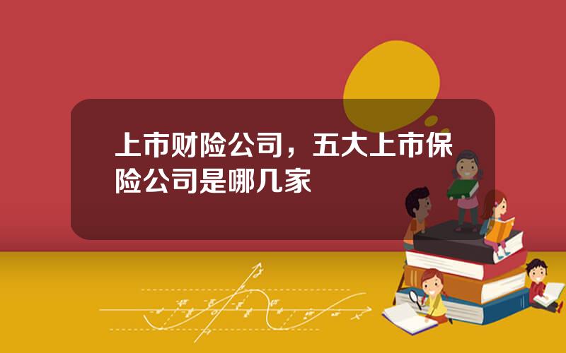 上市财险公司，五大上市保险公司是哪几家