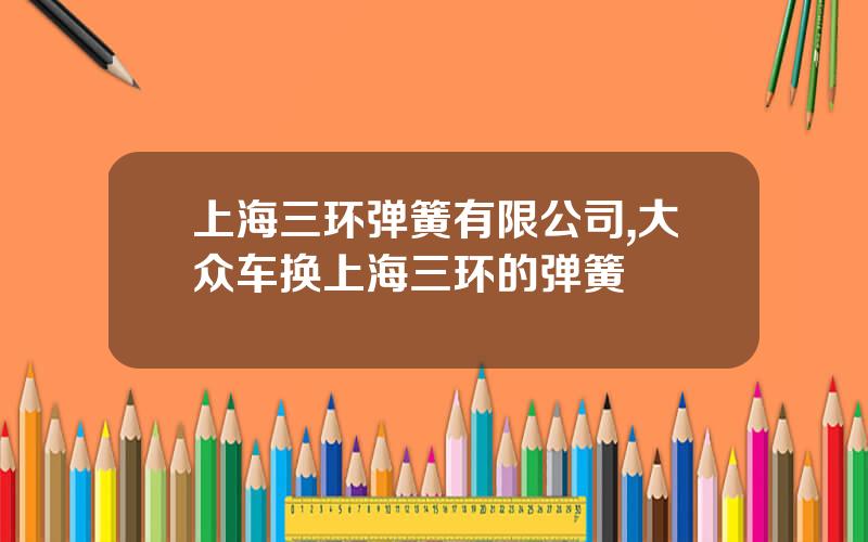 上海三环弹簧有限公司,大众车换上海三环的弹簧