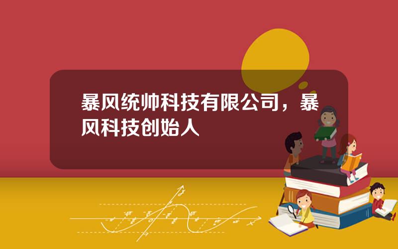 暴风统帅科技有限公司，暴风科技创始人